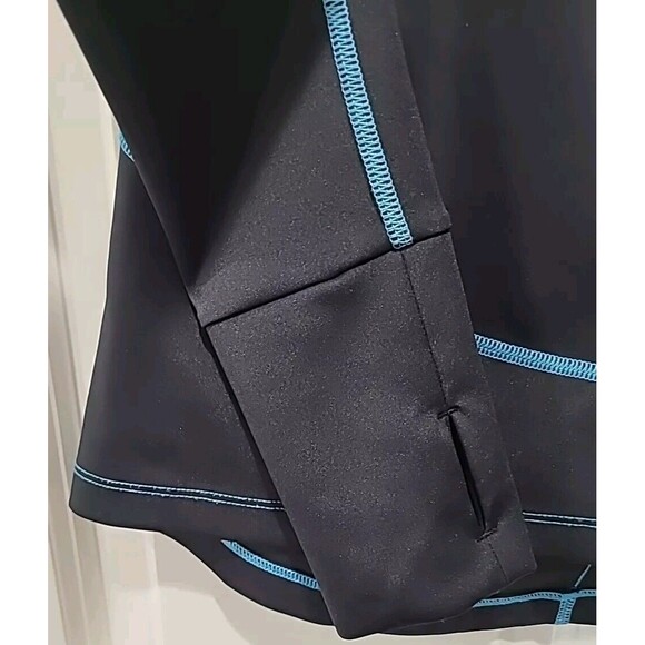 Columbia Half Zip Omni-wick Titanium Fitted Running Cycling Shirt Black Sz S - Picture 4 of 9